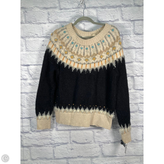 Sweater By Sleeping On Snow In Black & Cream, Size: L