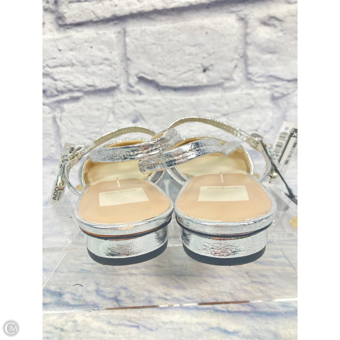 Shoes Flats By Dolce Vita In Silver, Size: 9.5