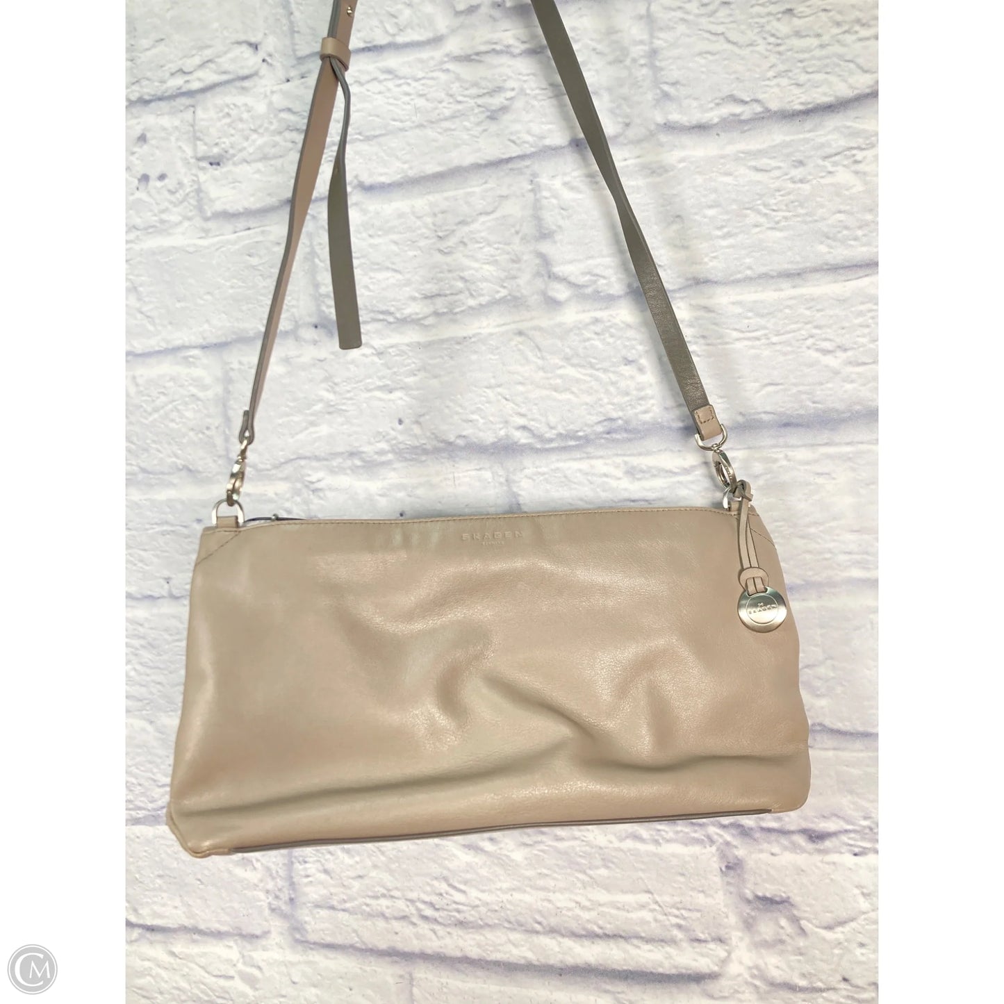 Handbag Leather By Clothes Mentor, Size: Large