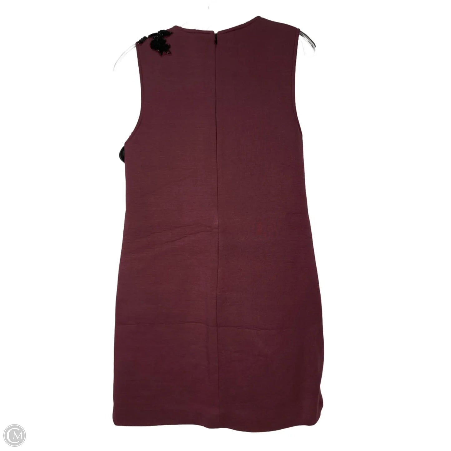 Dress Party Midi By Anthropologie In Maroon, Size: Xs