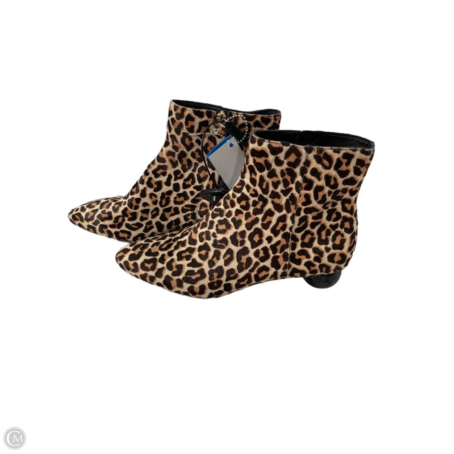 Boots Designer By Kate Spade In Animal Print, Size: 7.5