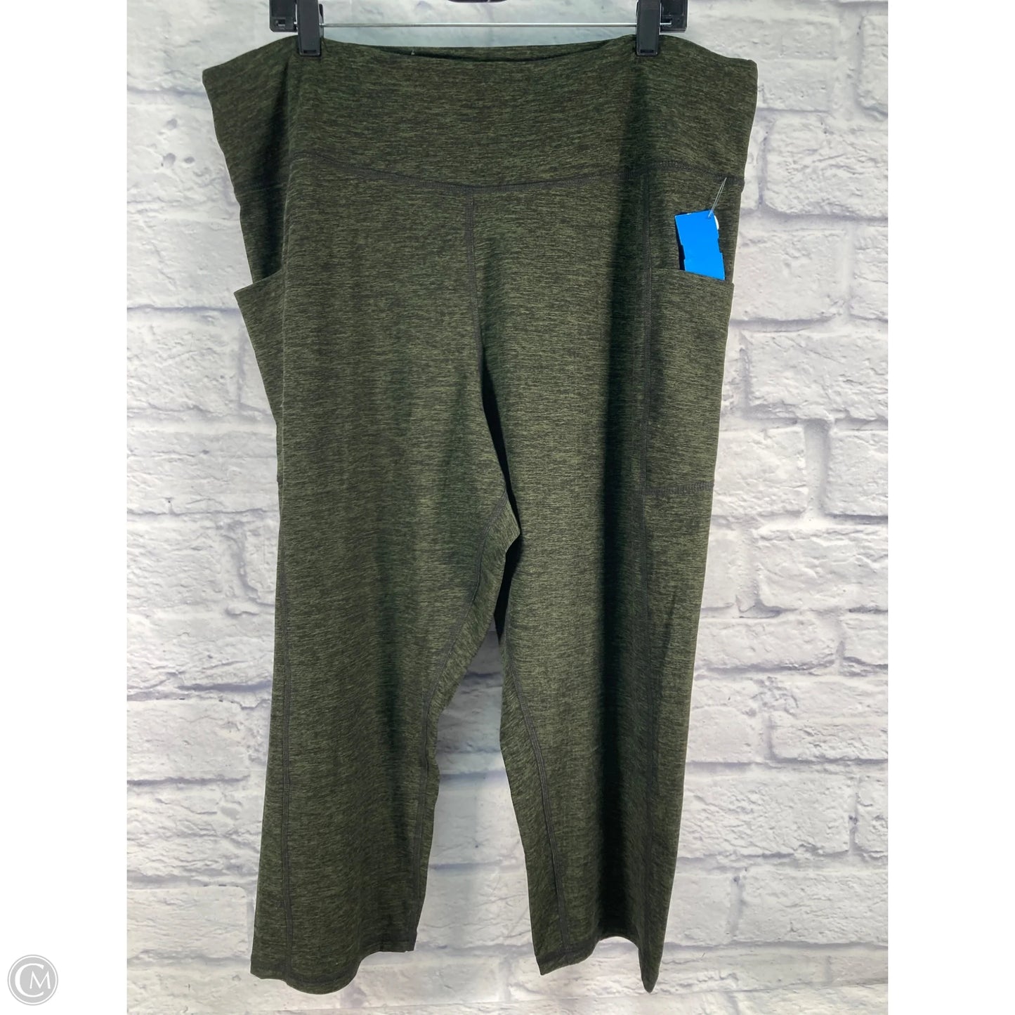 Athletic Pants 2pc By Nine West In Black & Green, Size: 3x