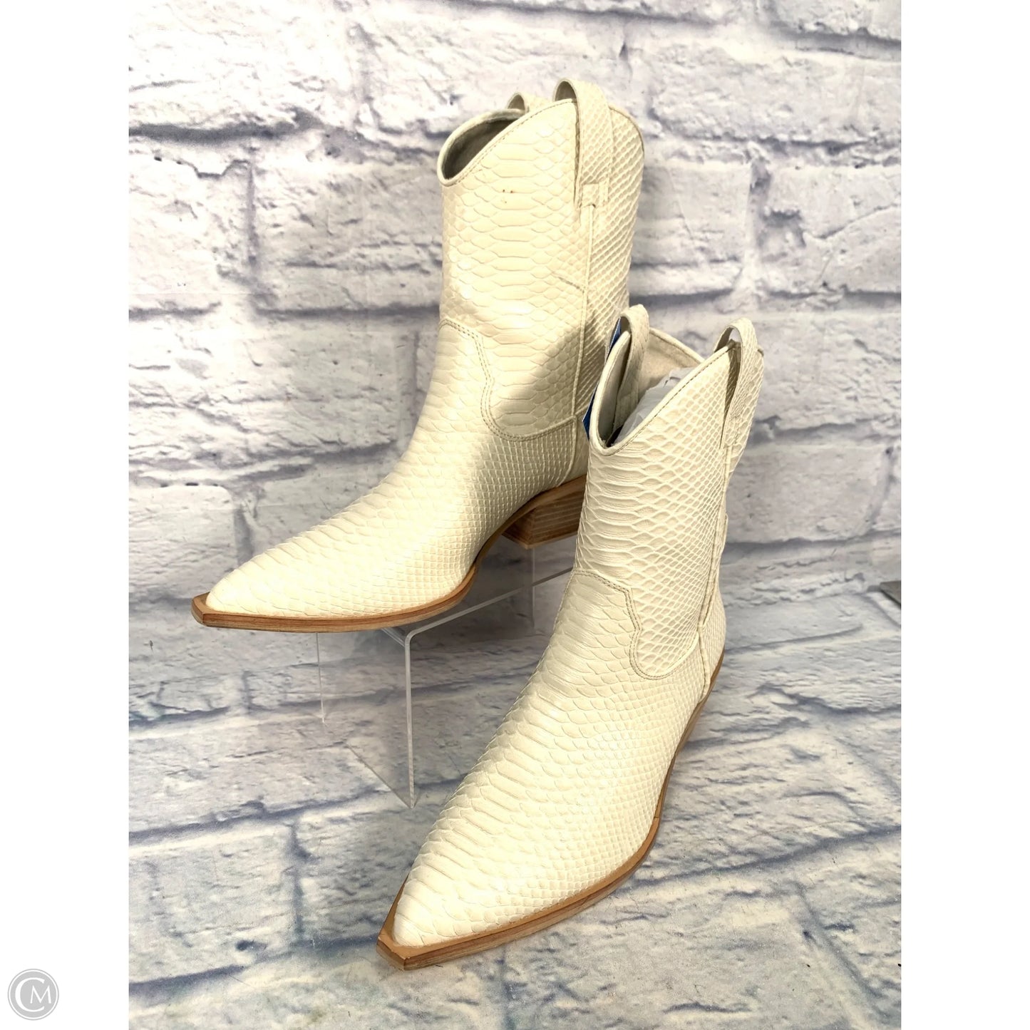 Boots Western By Shu Shop In Cream, Size: 10