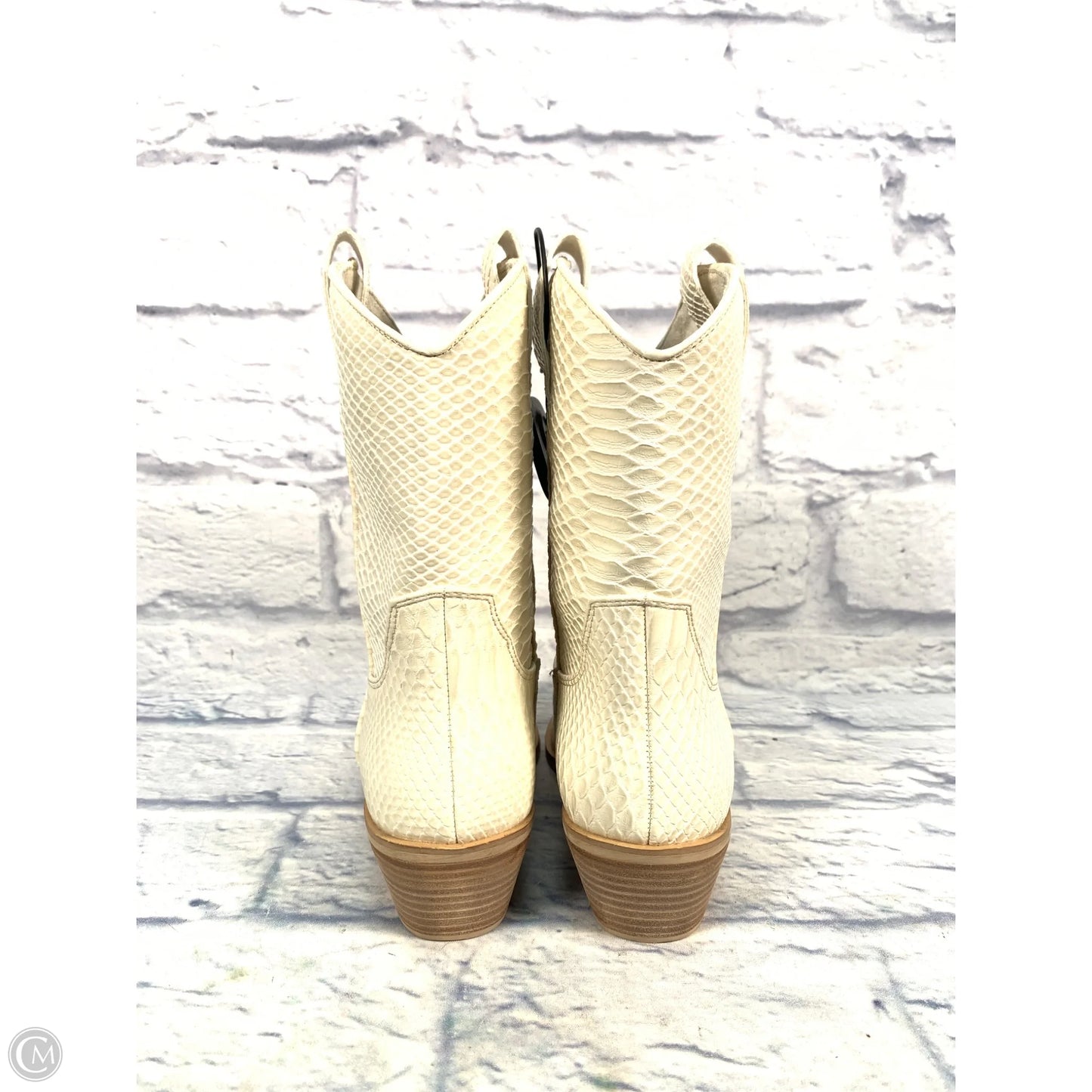Boots Western By Shu Shop In Cream, Size: 10