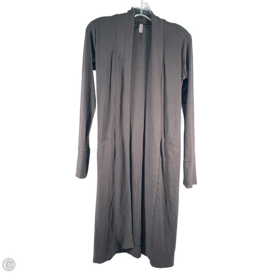 Sweater Cardigan By Commando In Grey, Size: S