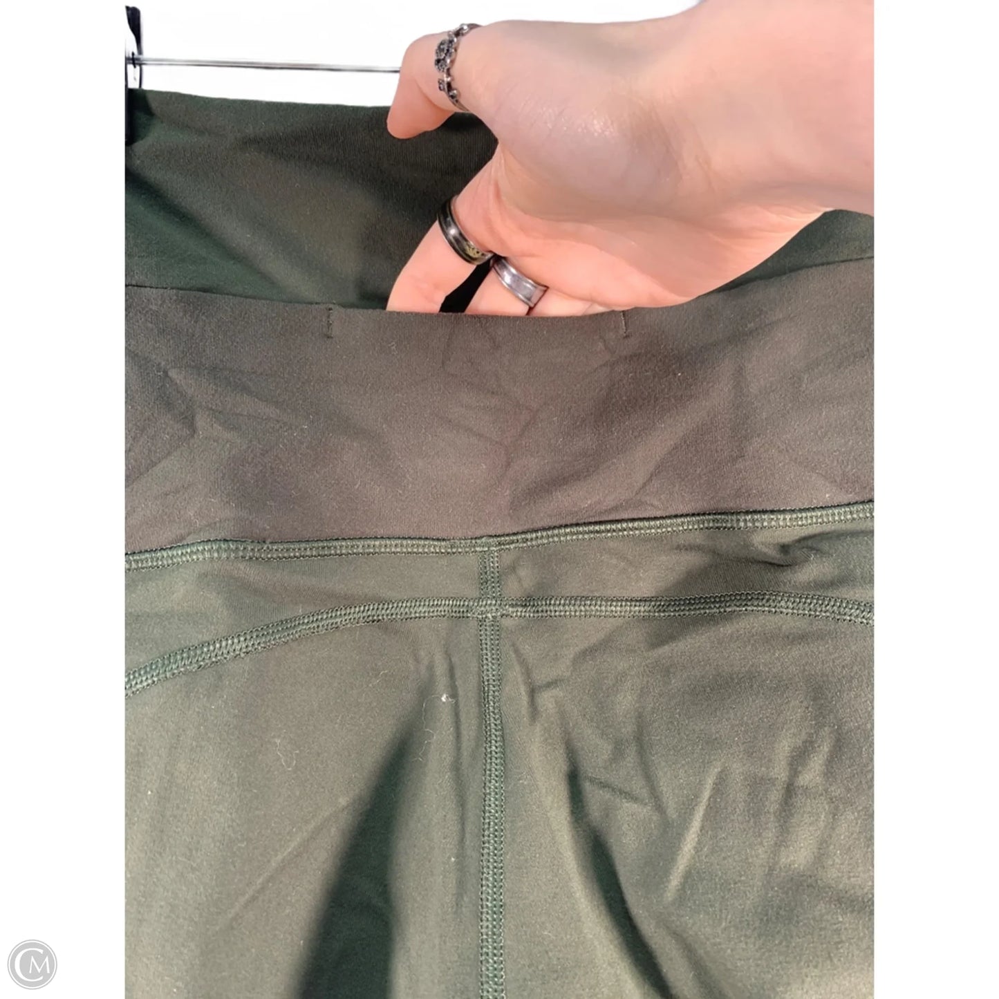 Athletic Leggings By Lululemon In Green, Size: Xs