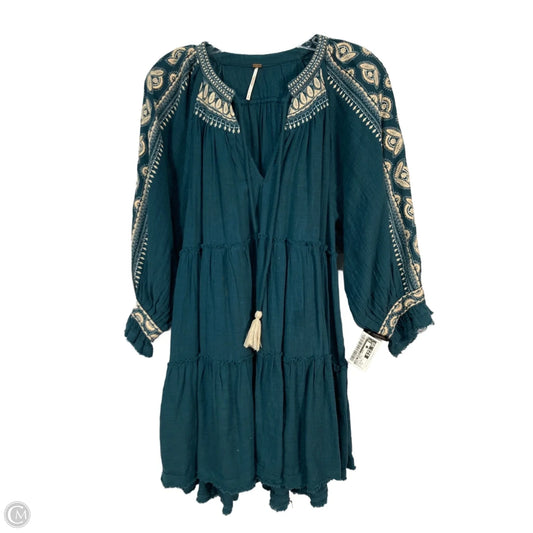 Dress Party Short By Free People In Blue & Cream, Size: S