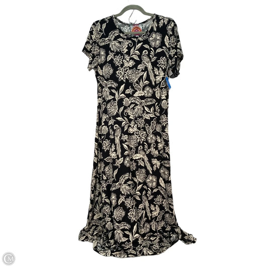 Dress Party Long By Johnny Was In Black & Cream, Size: M