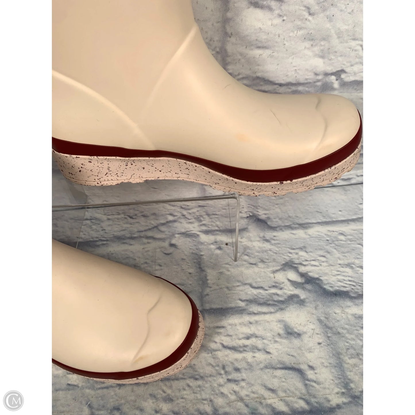 Boots Rain By Hunter In Pink & Red, Size: 8