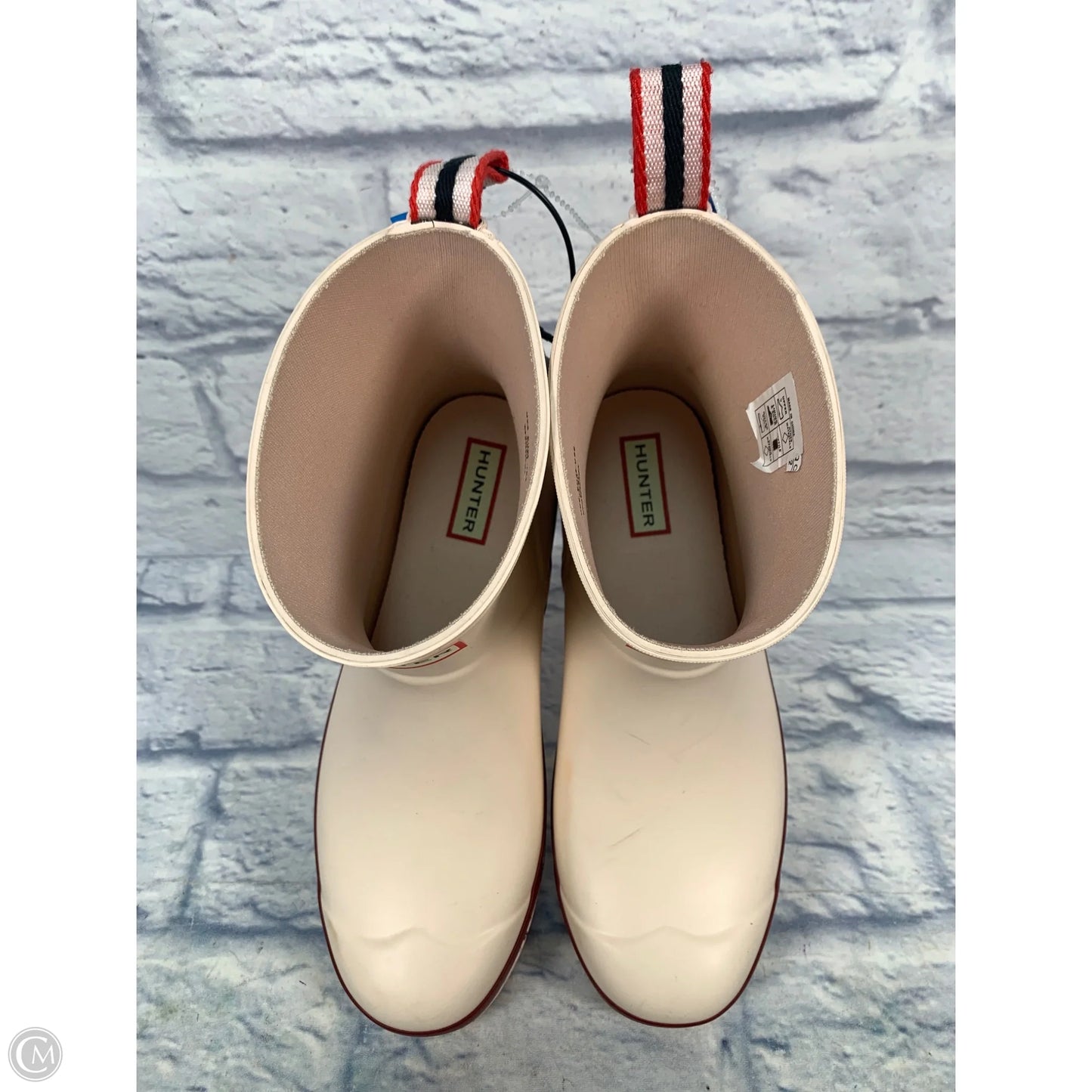 Boots Rain By Hunter In Pink & Red, Size: 8