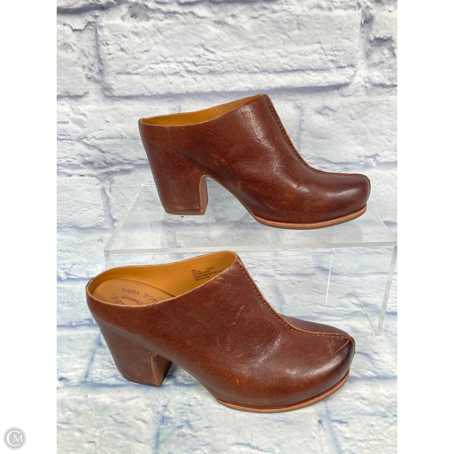 Shoes Heels Block By Kork Ease In Brown, Size: 10