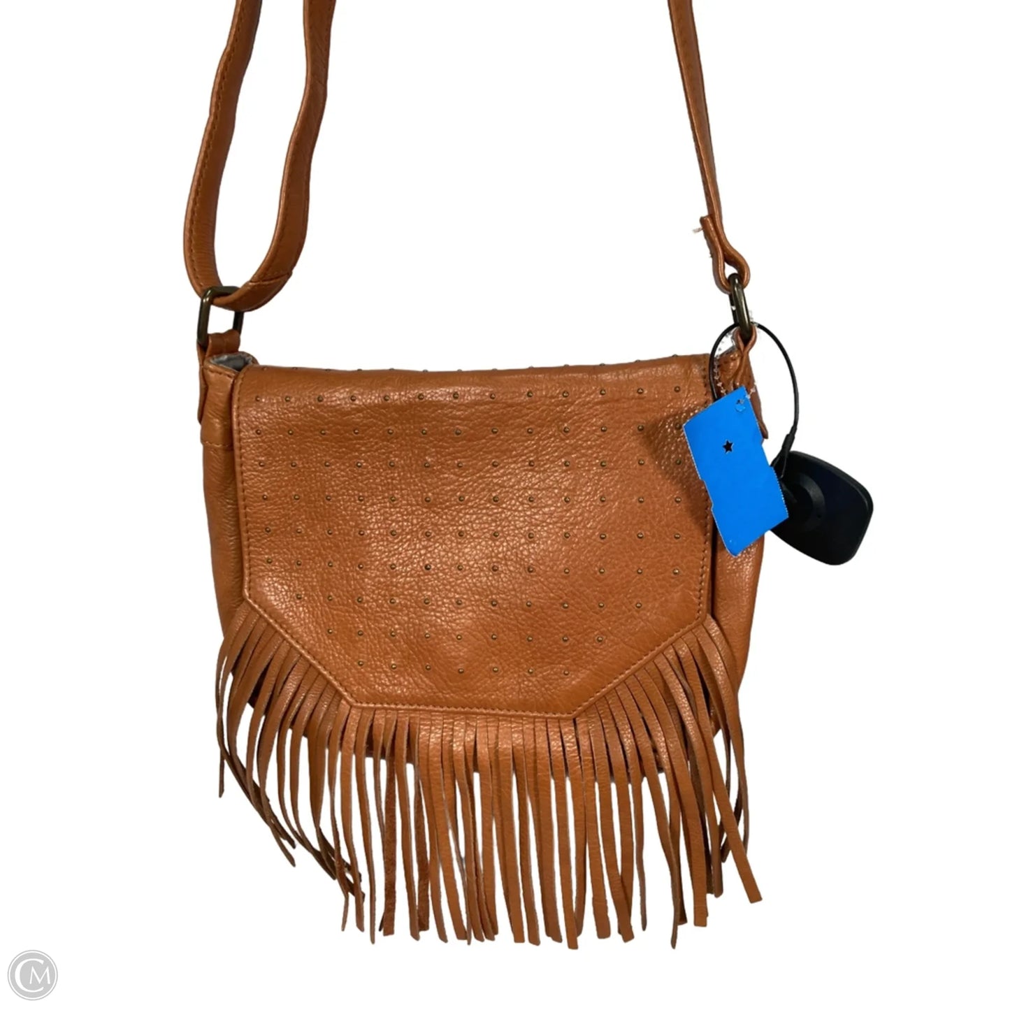 Crossbody Leather By Clothes Mentor, Size: Medium