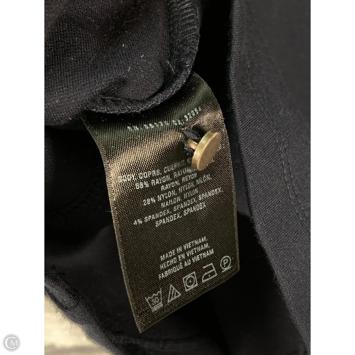 Top Short Sleeve By Anthropologie In Blue, Size: L