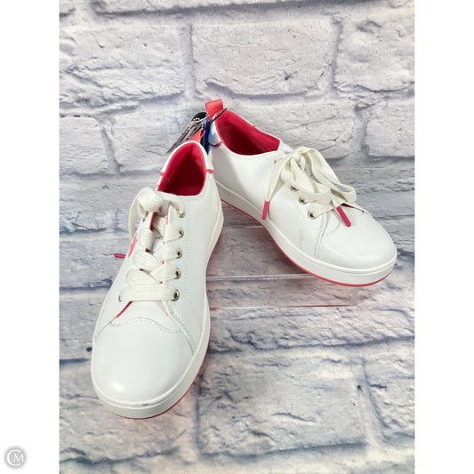 Shoes Designer By Kate Spade In Pink & White, Size: 8