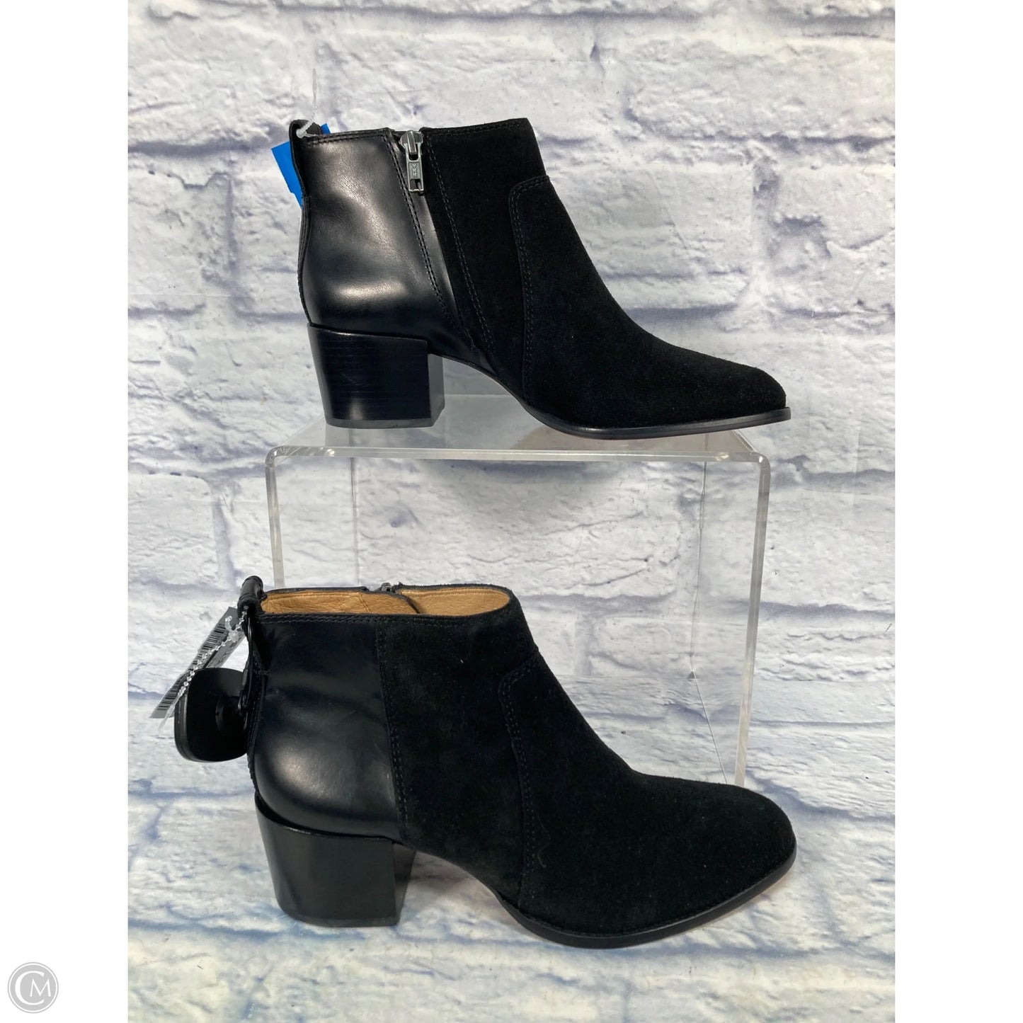 Boots Ankle Heels By Madewell In Black, Size: 8