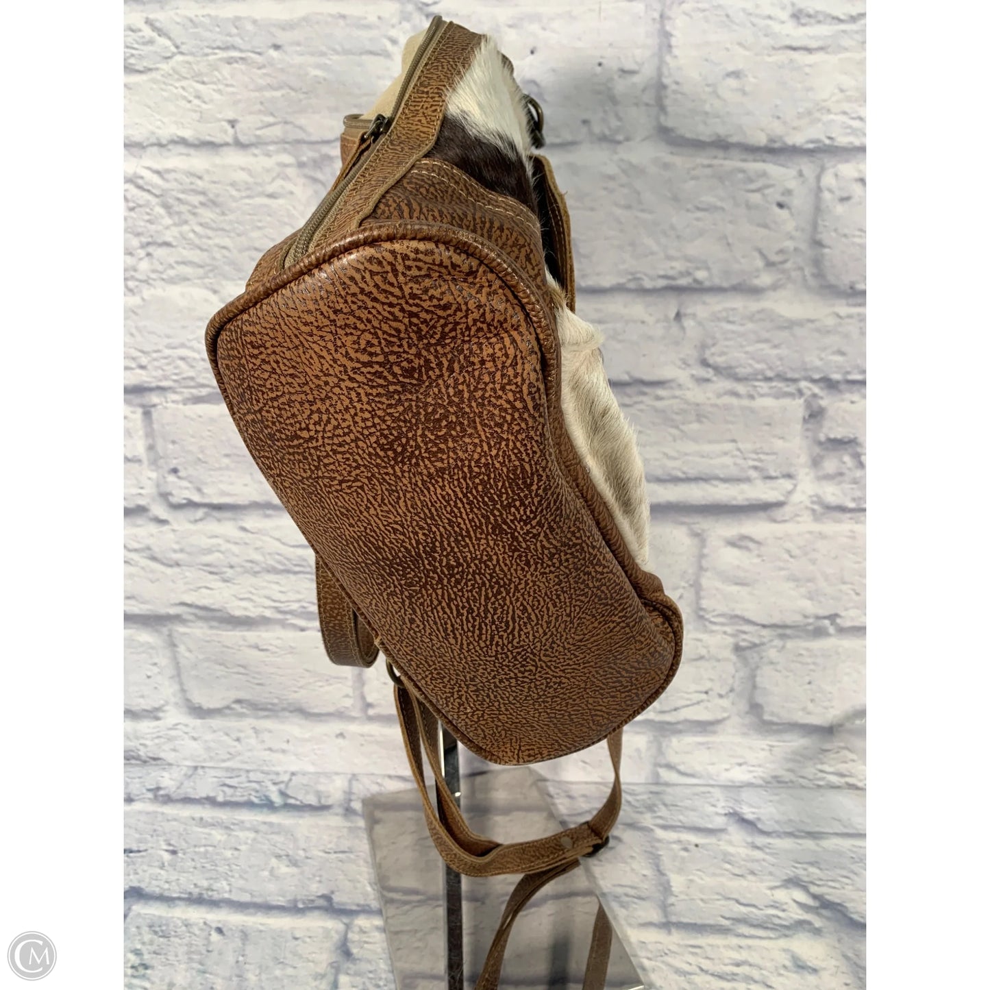 Backpack Leather By Myra, Size: Medium