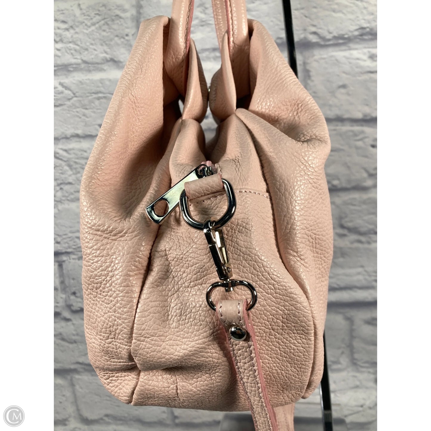 Handbag Leather By Clothes Mentor, Size: Large