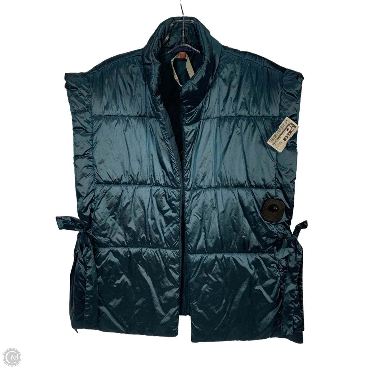 Vest Puffer & Quilted By Pilcro In Blue, Size: Osfm