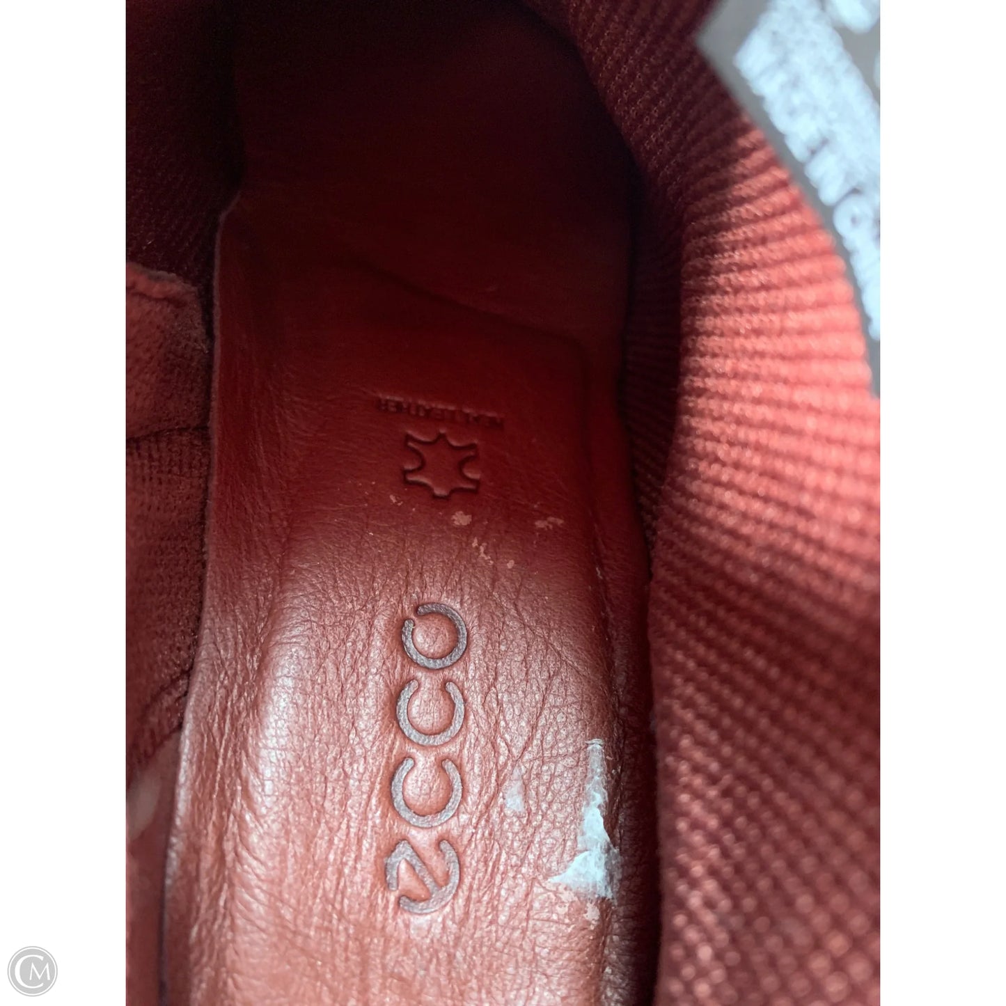 Boots Ankle Heels By Ecco In Maroon, Size: 7.5