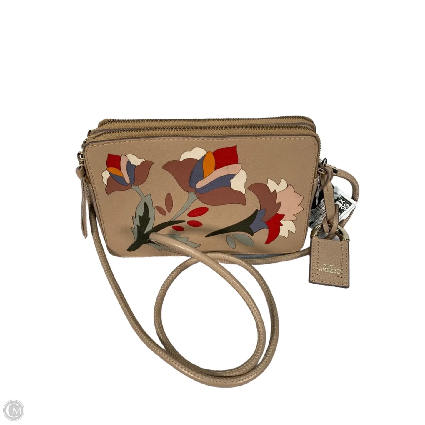 Crossbody Leather By Clothes Mentor, Size: Medium