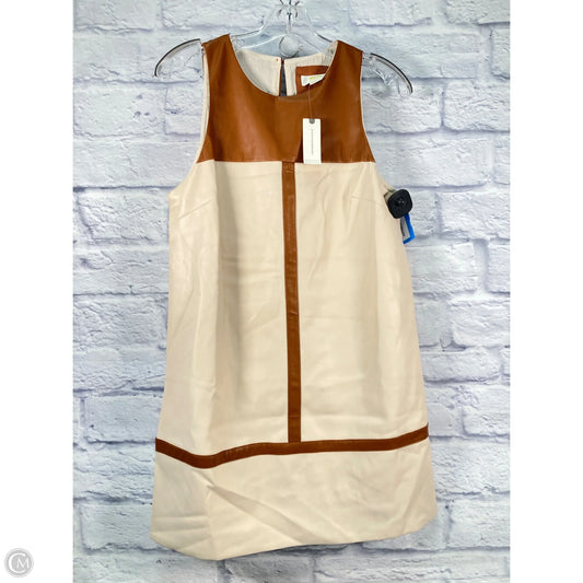 Dress Party Short By Maeve In Brown & Cream, Size: S