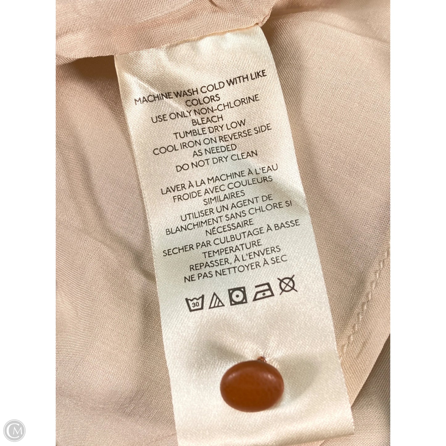 Dress Party Short By Maeve In Brown & Cream, Size: S