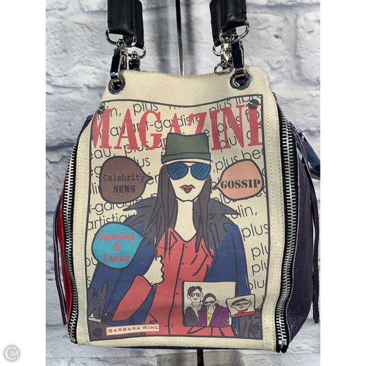 Handbag Leather By Clothes Mentor, Size: Medium