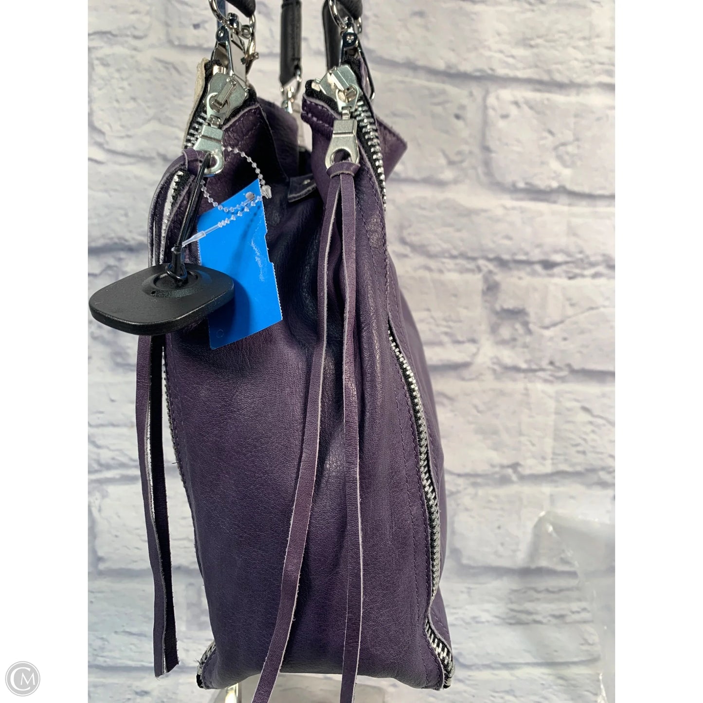 Handbag Leather By Clothes Mentor, Size: Medium