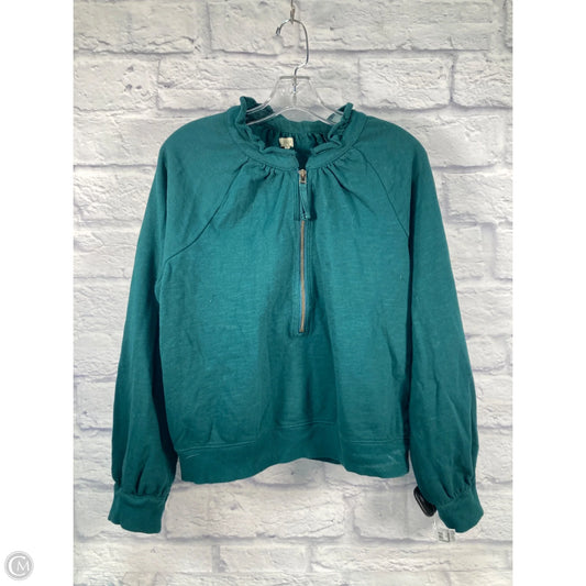 Sweatshirt Crewneck By Pilcro In Green, Size: S