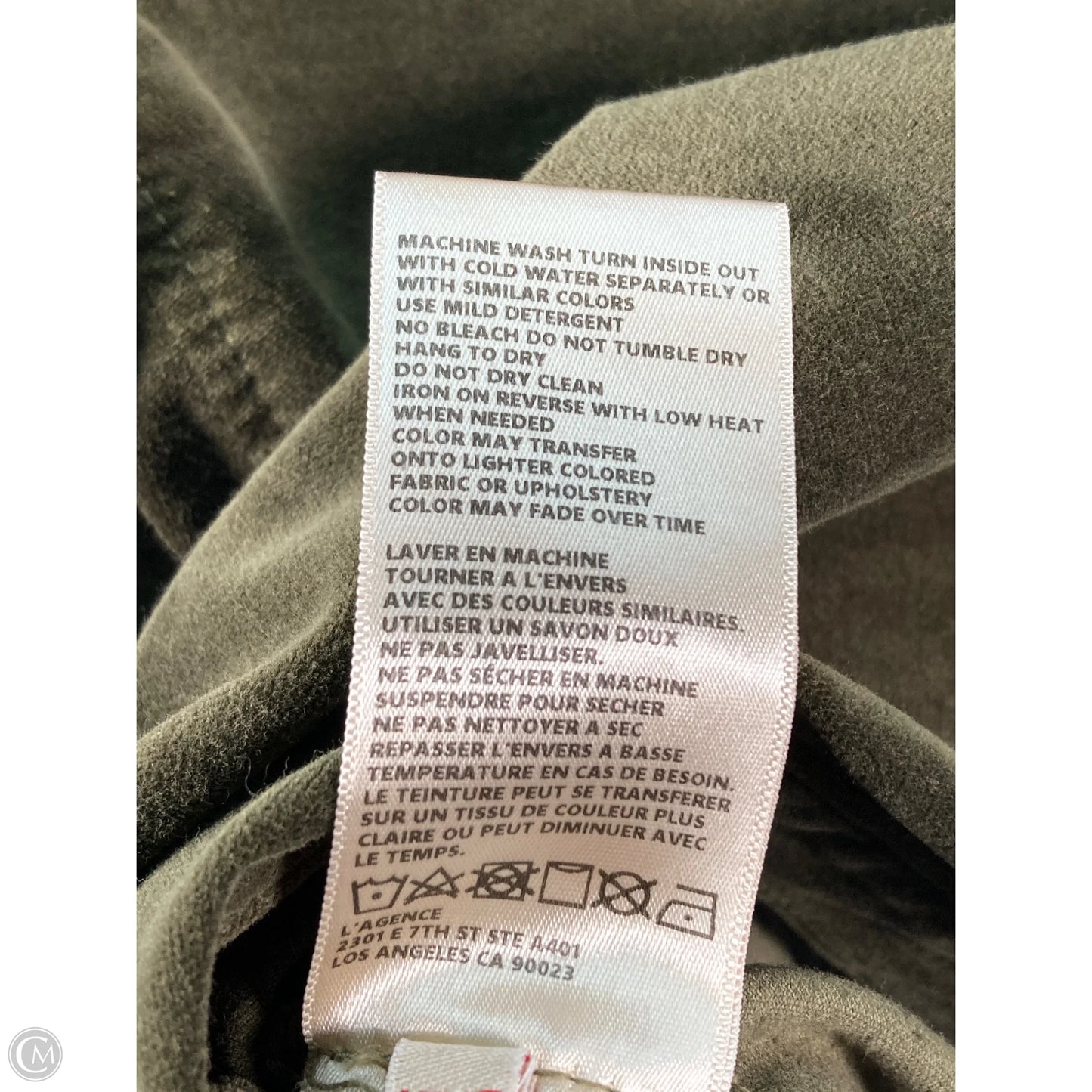 Jacket Shirt By L Agence In Green, Size: S