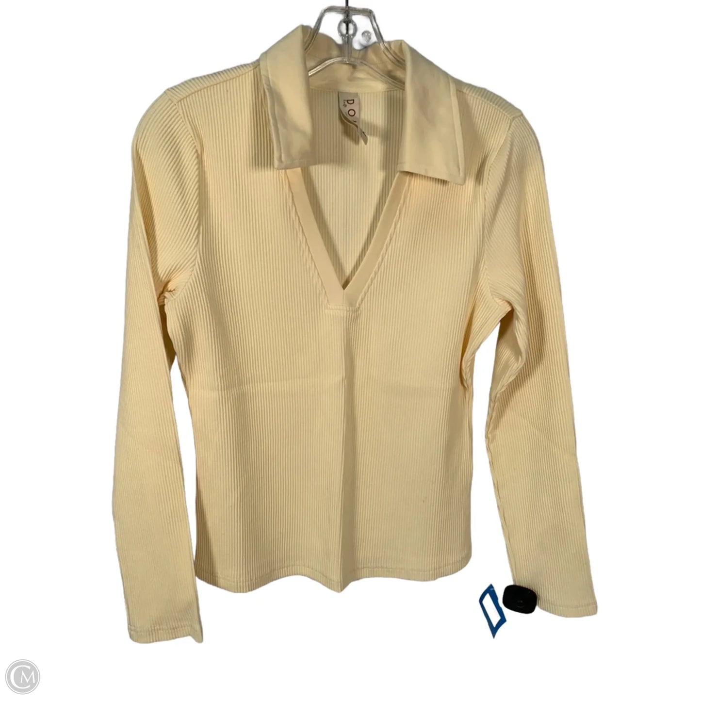Top Long Sleeve By Dolan Left Coast In Cream, Size: Xs
