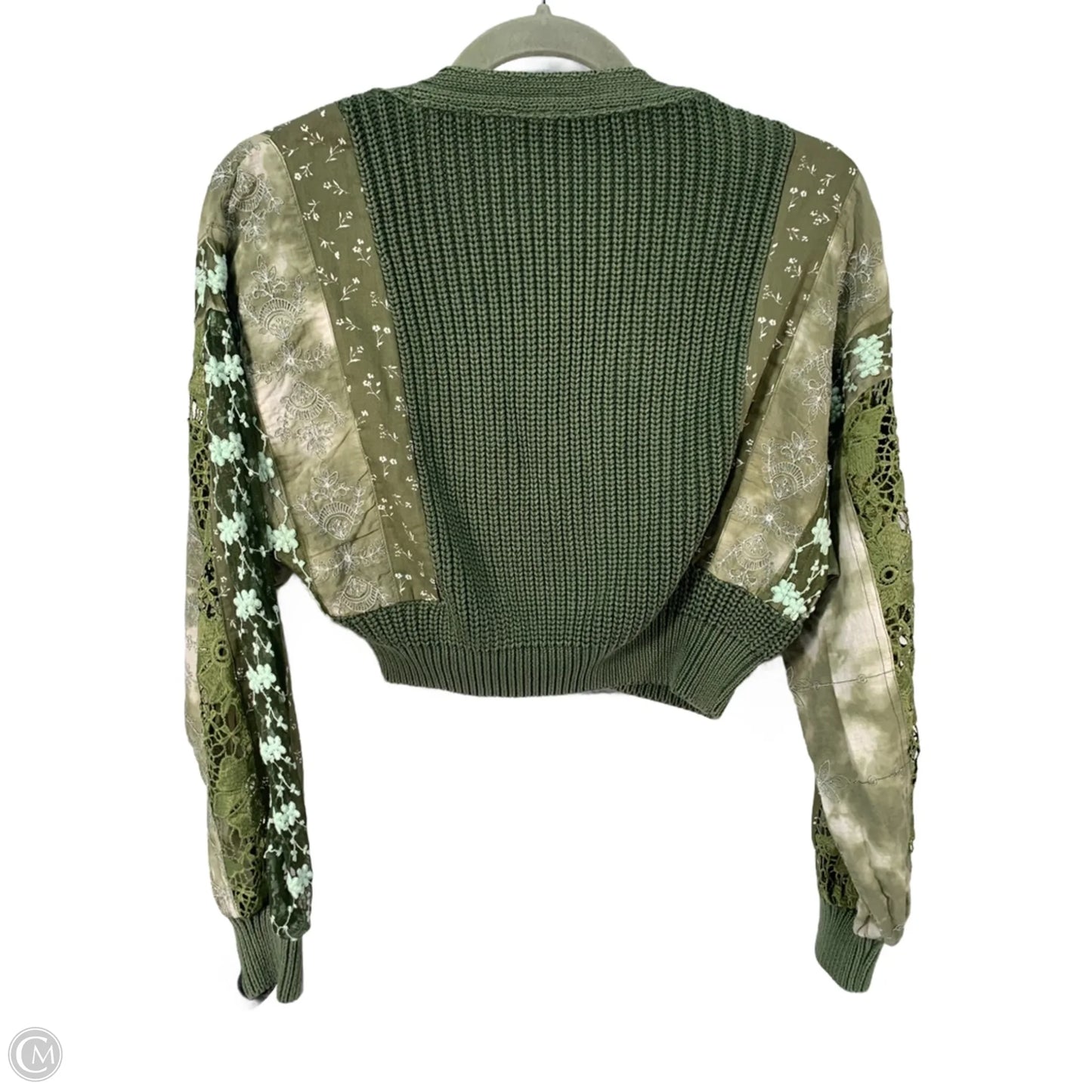 Sweater Cardigan By Pilcro In Green, Size: Xs