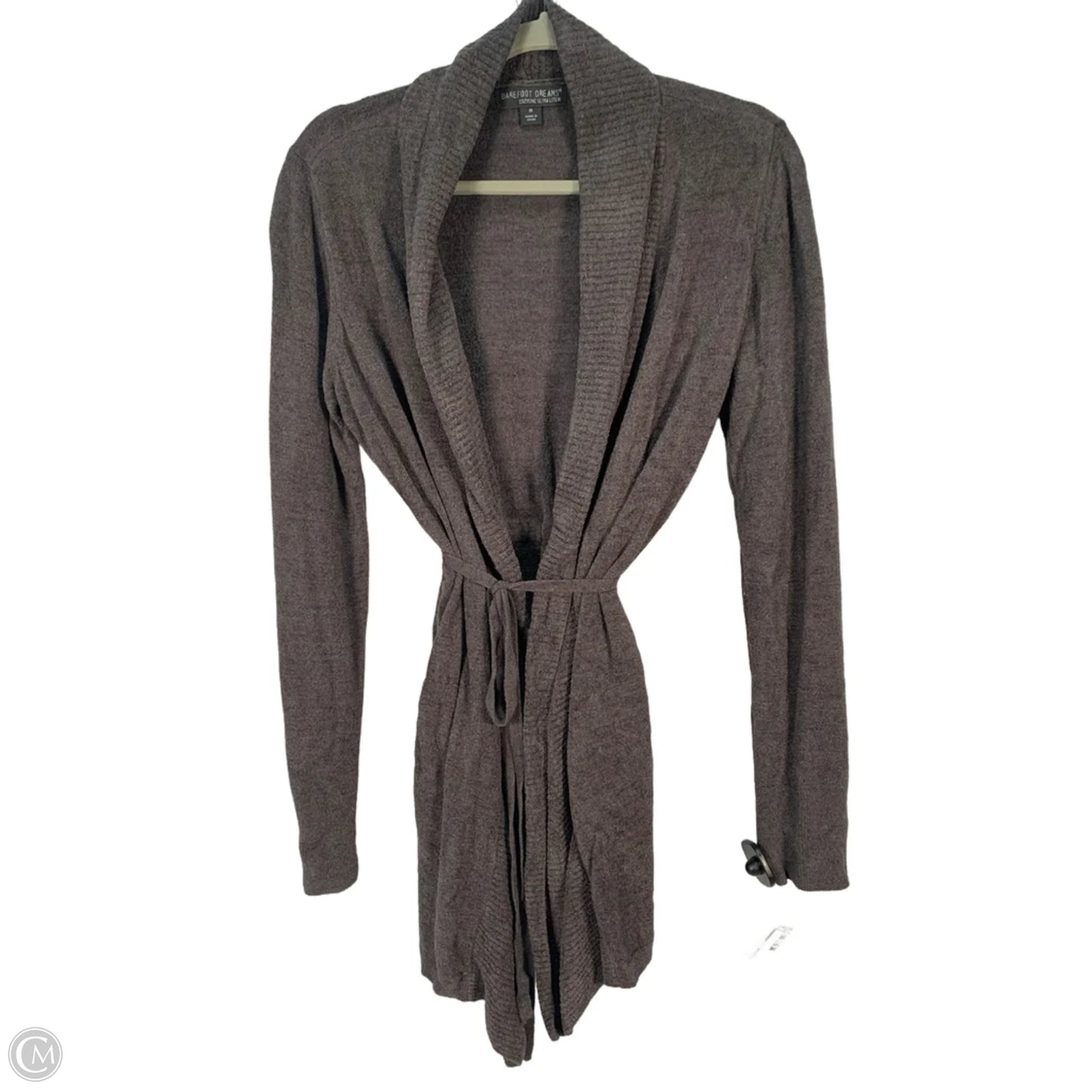 Sweater Cardigan By Barefoot Dreams In Grey, Size: M