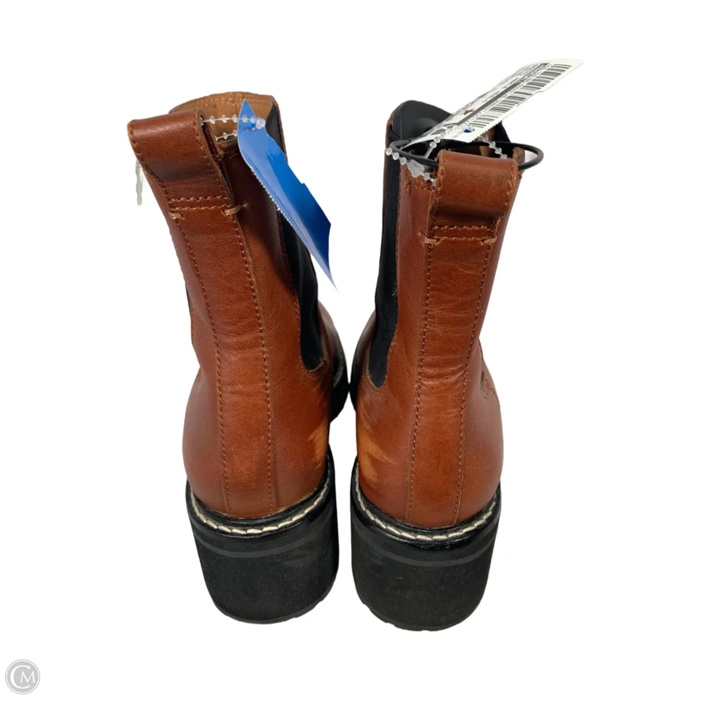 Boots Ankle Heels By Madewell In Brown, Size: 7.5