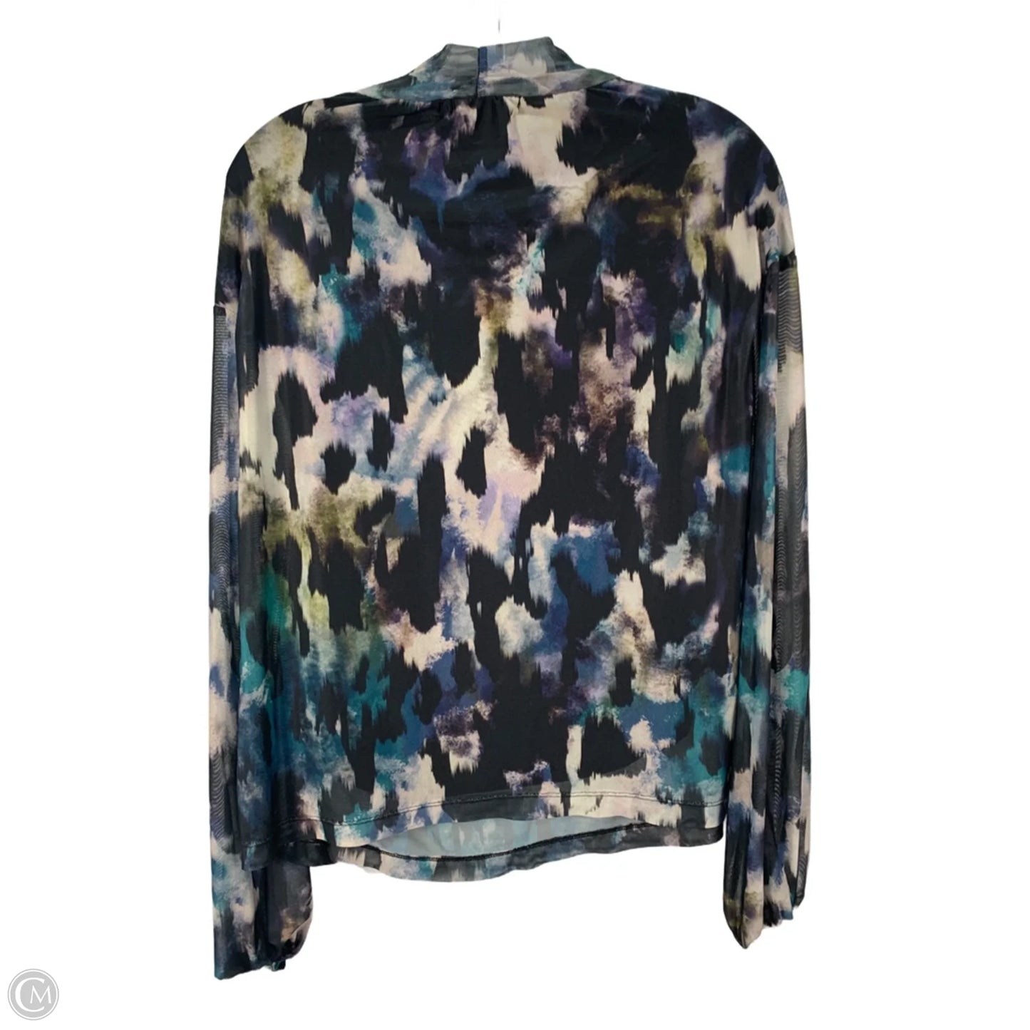 Top Long Sleeve By Sanctuary In Black & Green, Size: L