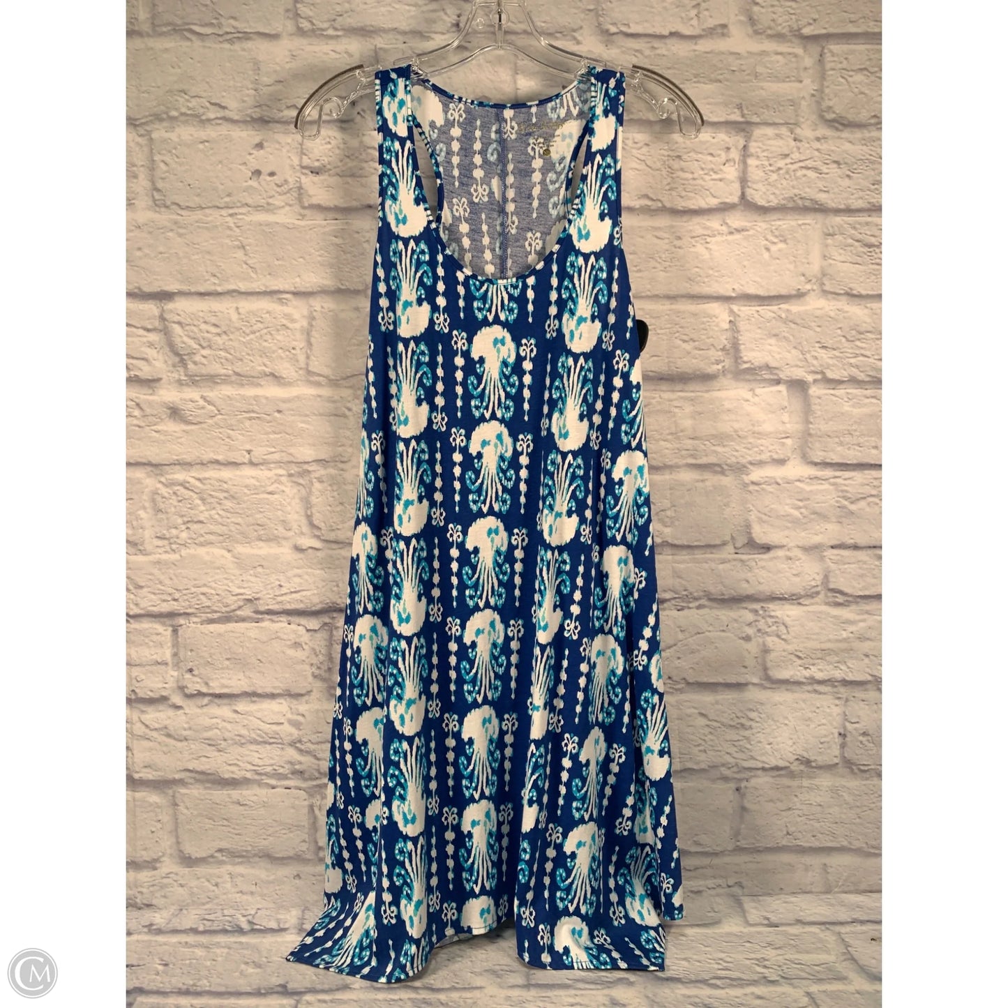 Dress Designer By Lilly Pulitzer In Blue & White, Size: Xs