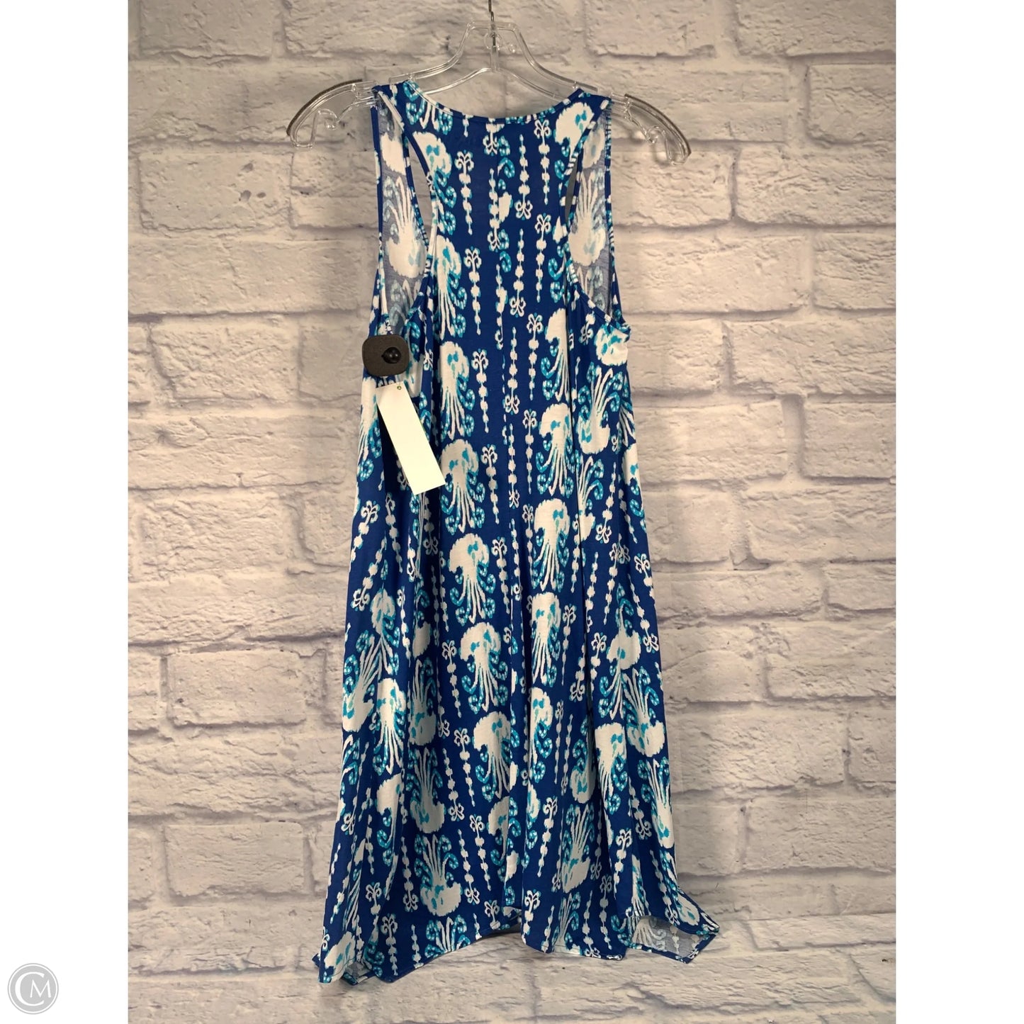 Dress Designer By Lilly Pulitzer In Blue & White, Size: Xs