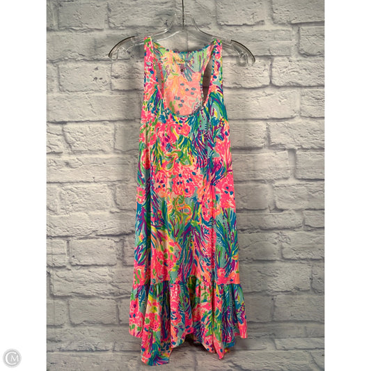 Dress Designer By Lilly Pulitzer In Blue & Pink, Size: Xs