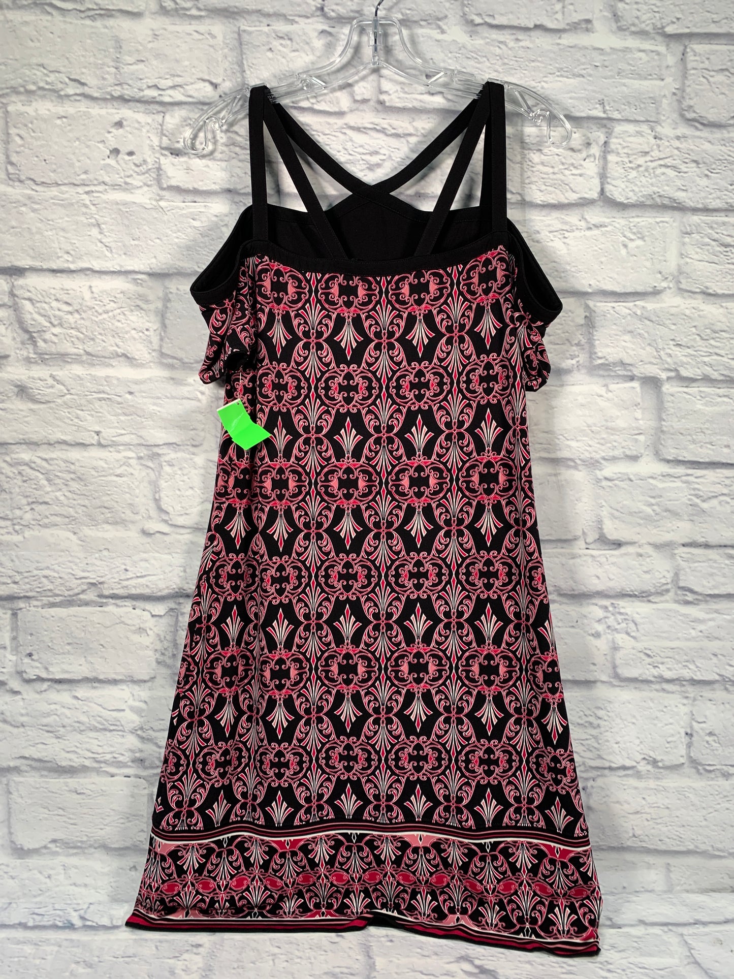 Black & Pink Dress Casual Short White House Black Market, Size M