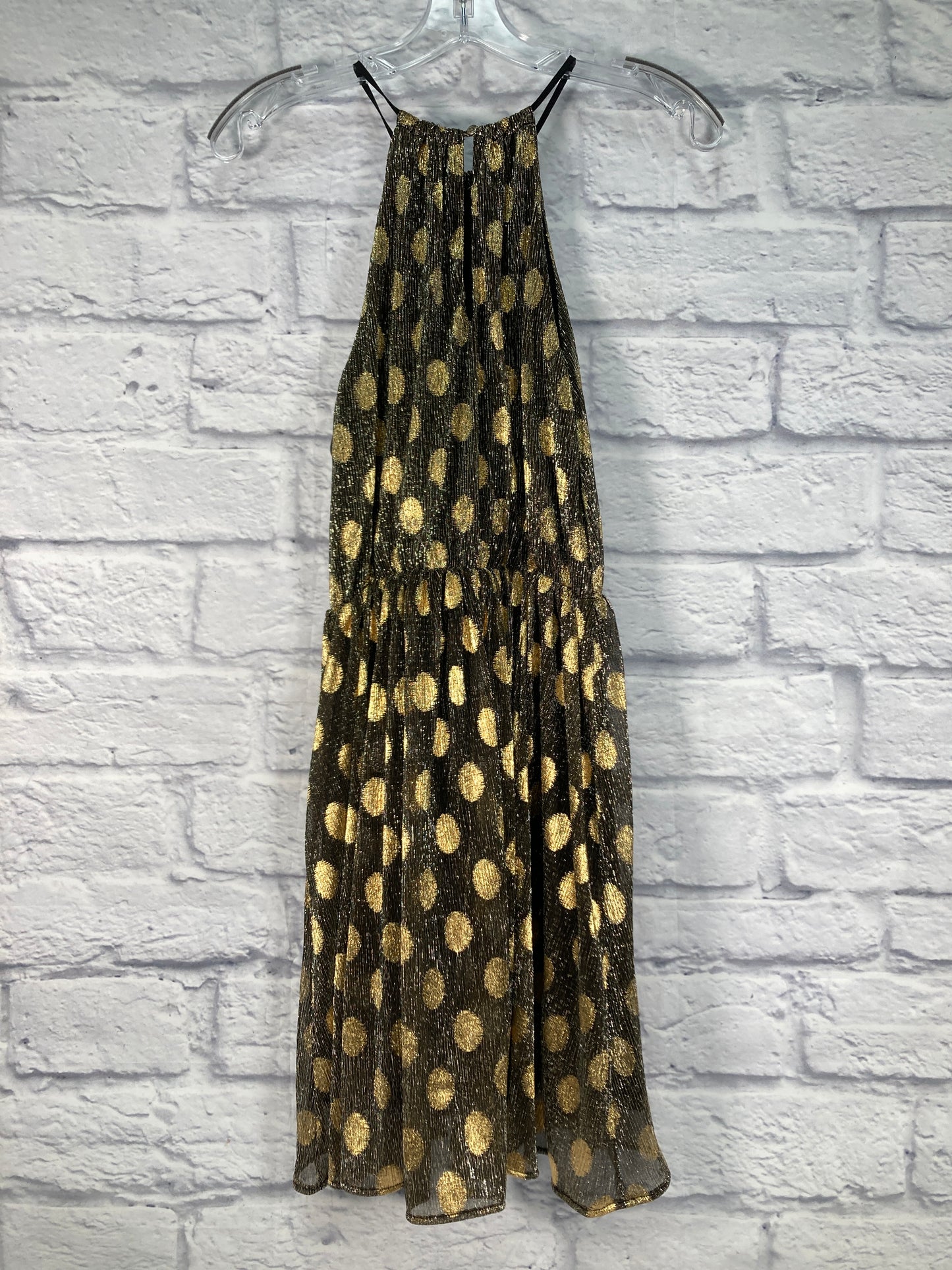 Black & Gold Dress Casual Short Sunday In Brooklyn, Size Xs