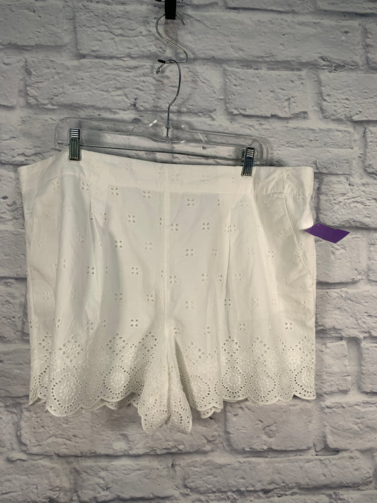 White Shorts Loft, Size 20