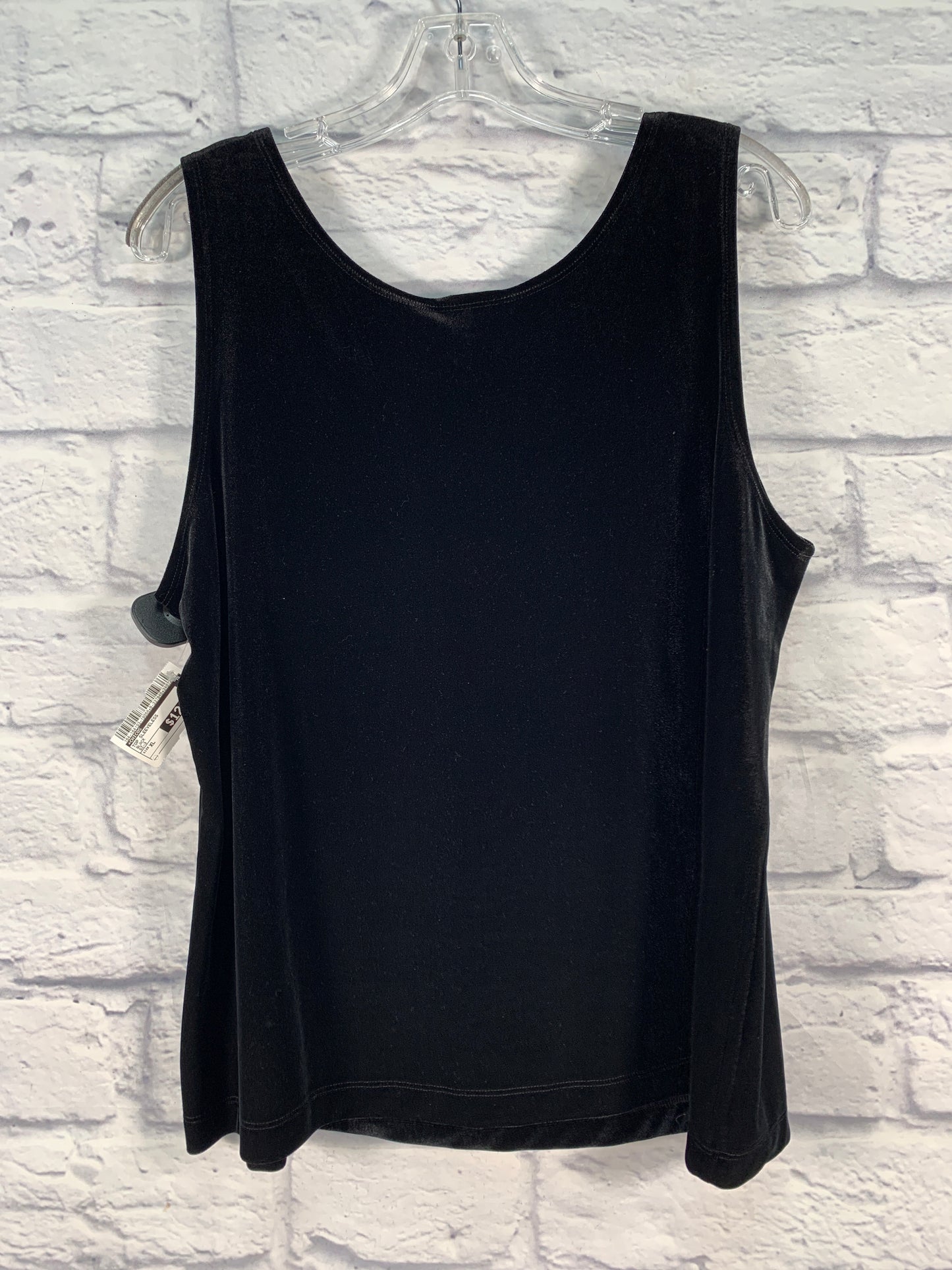 Black Top Sleeveless Chicos, Size Xl