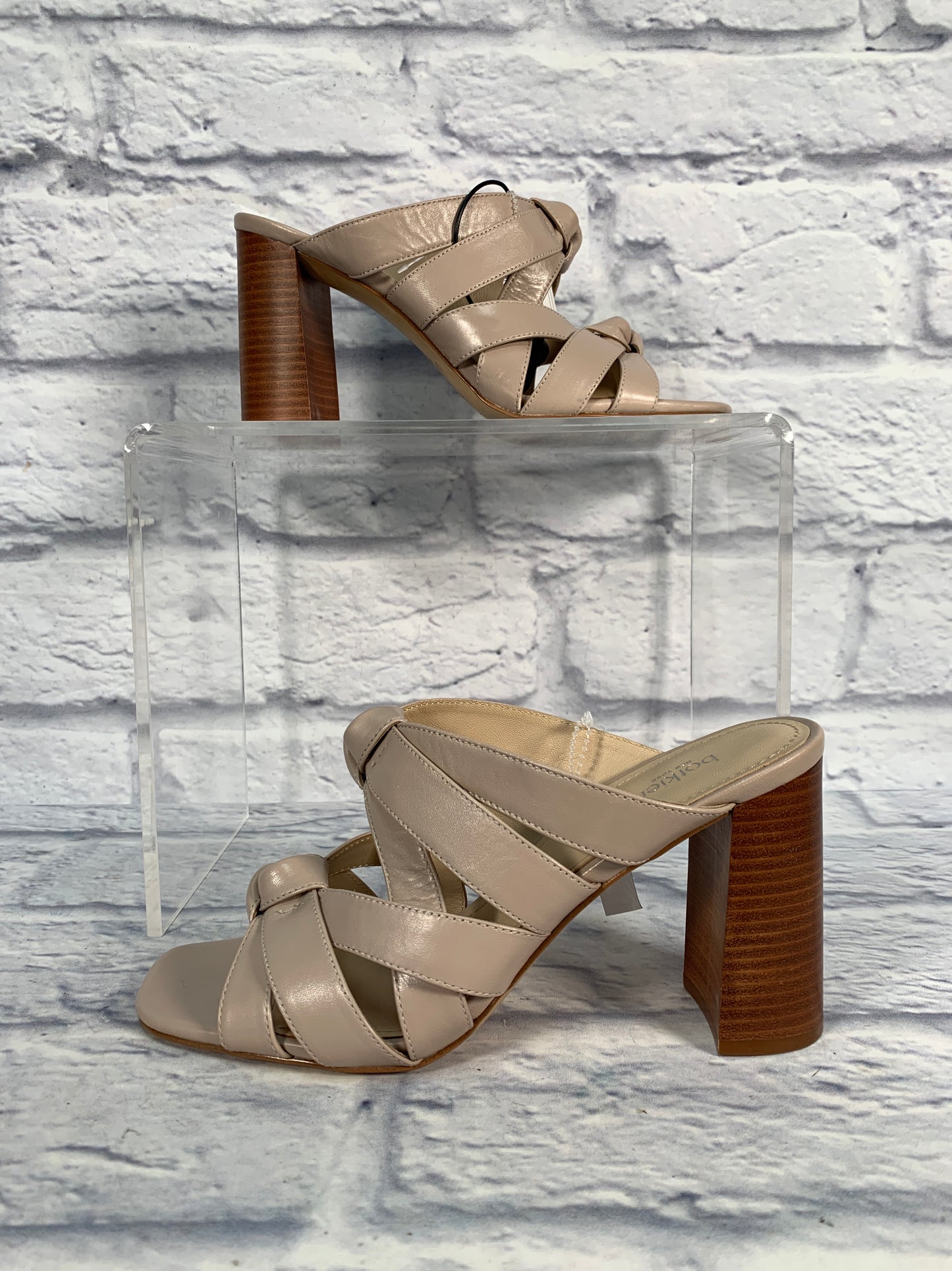 Sandals Heels Block By Botkier In Tan, Size: 8