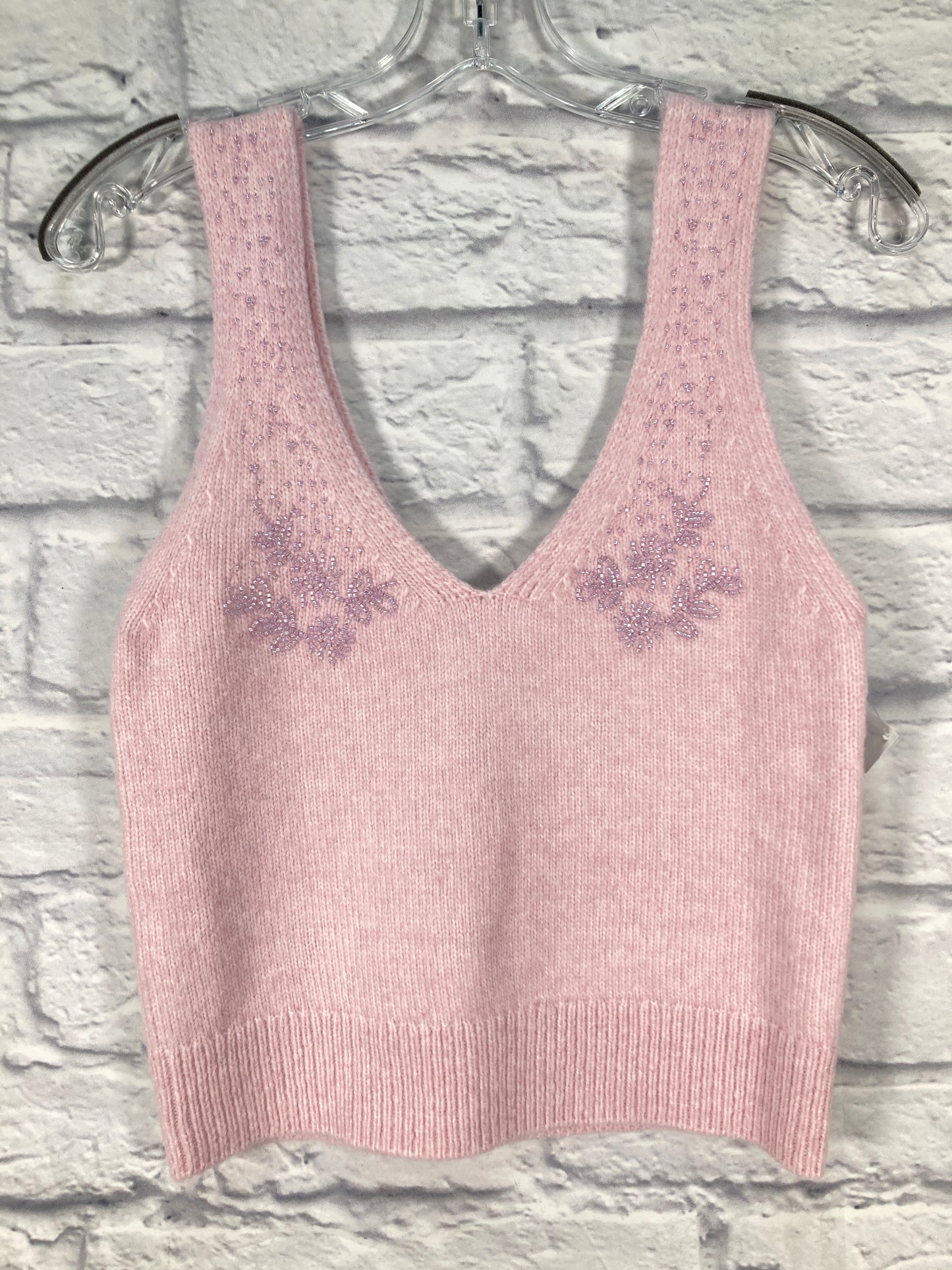 Top Sleeveless By Mng In Pink, Size: M