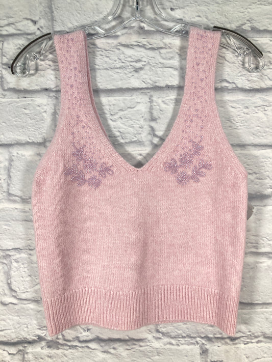 Top Sleeveless By Mng In Pink, Size: M