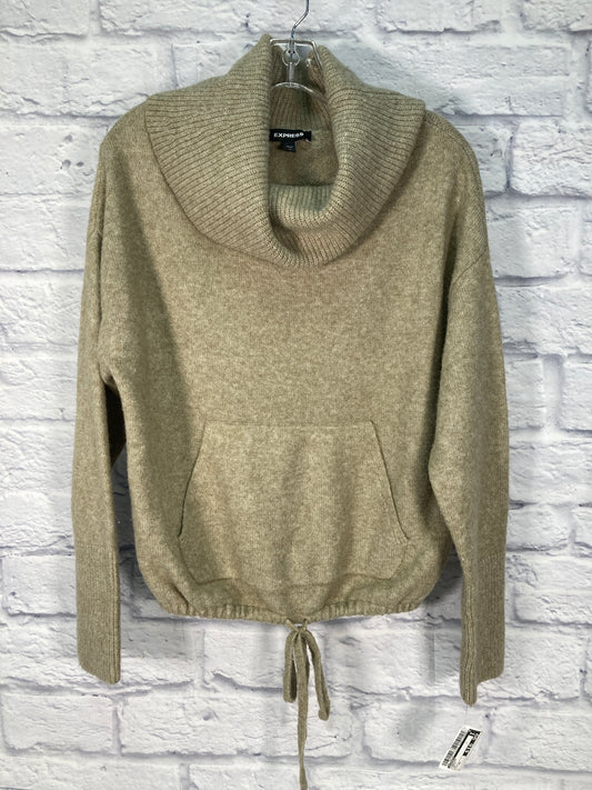 Sweater By Express In Green, Size: Xs