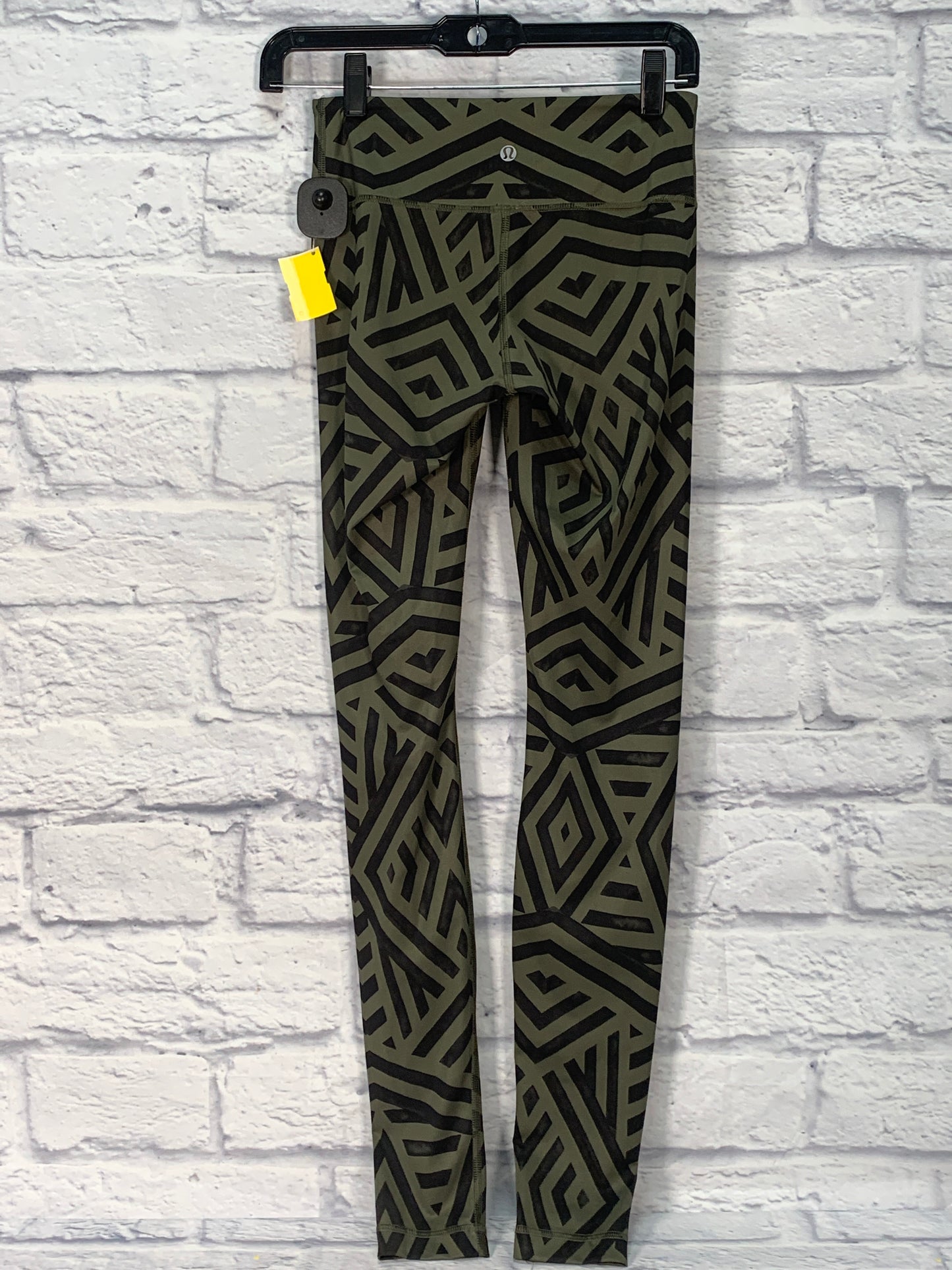 Athletic Leggings By Lululemon In Green, Size: S