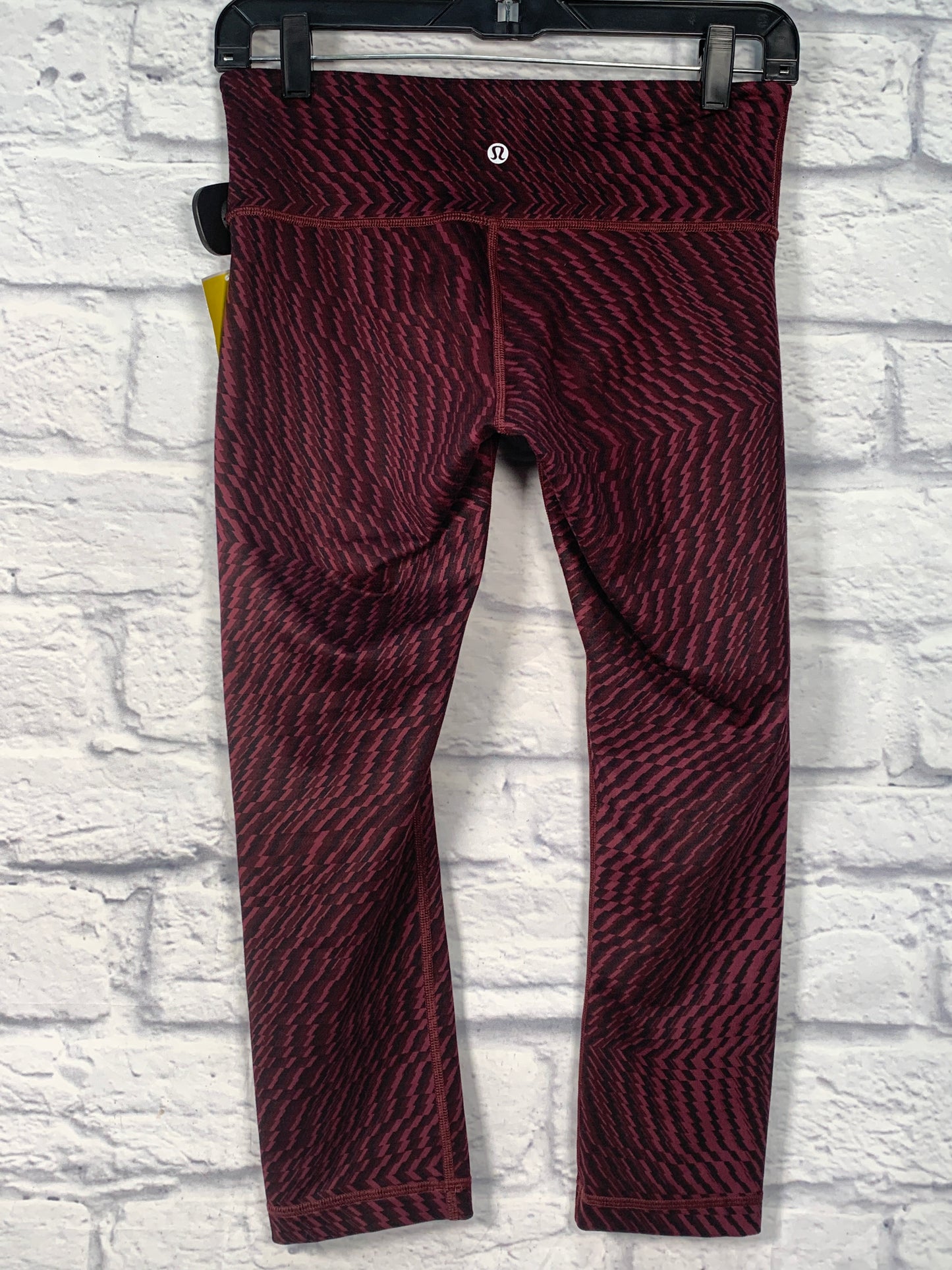 Athletic Leggings By Lululemon In Red, Size: S