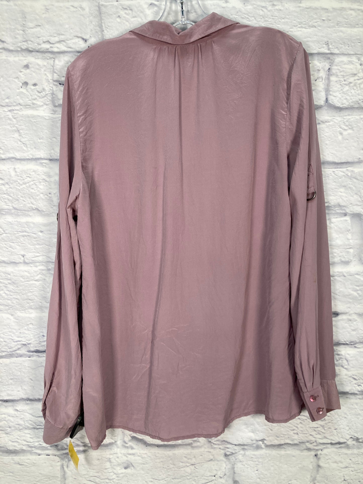 Top Long Sleeve By Eileen Fisher In Purple, Size: M