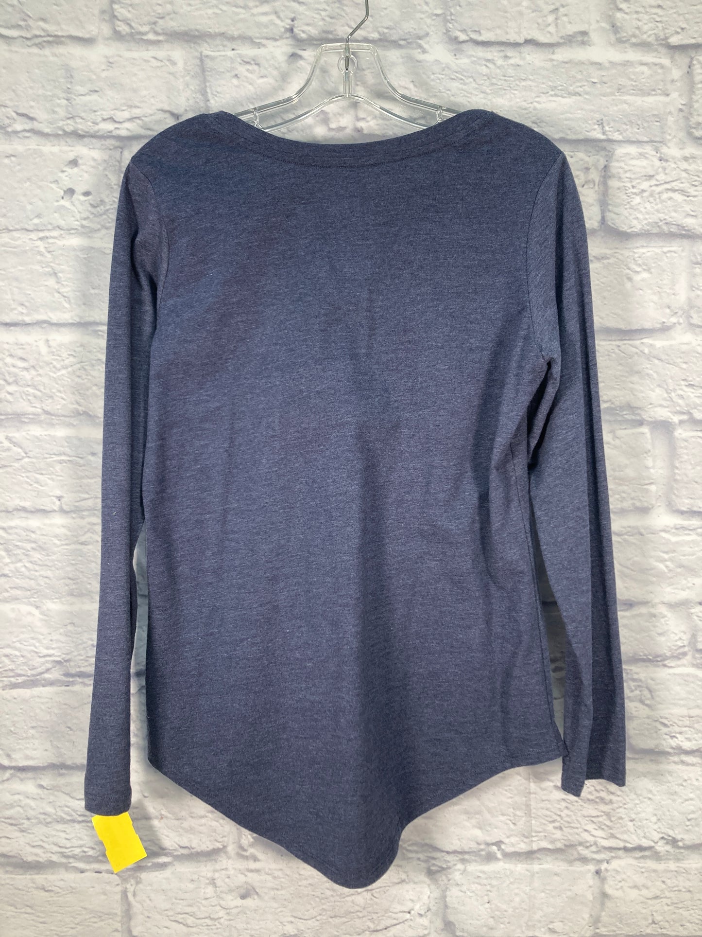 Top Long Sleeve Basic By Clothes Mentor In Navy, Size: S